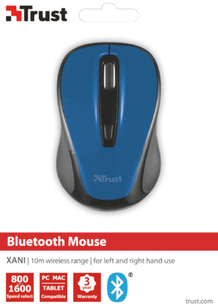 Ratón Trust Wireless Mouse Yvi- Blue Brillo (azul) (sensor Optico De 800 - 1.600 Ppp Reales) Hover Image