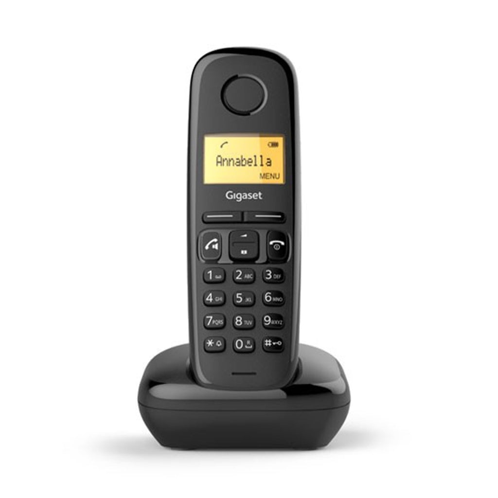 Telefono Fijo Inalambrico Gigaset A270 Negro 80 Numeros Agenda - 10 Tonos