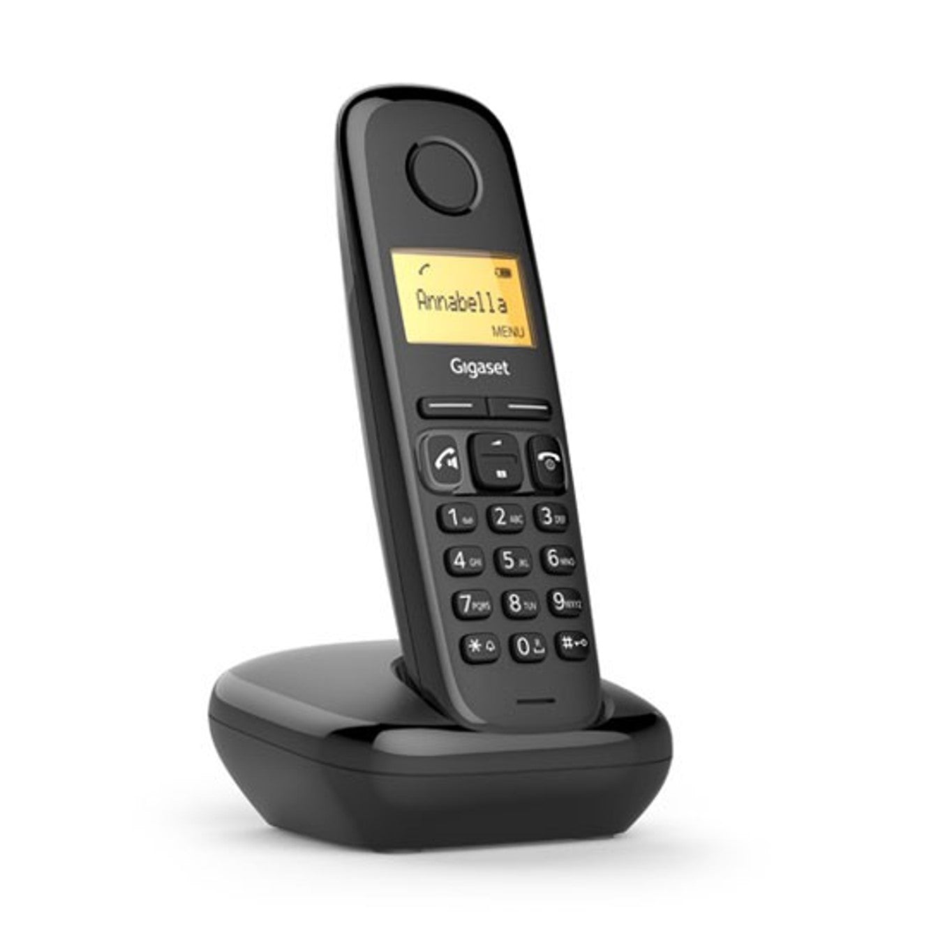Telefono Fijo Inalambrico Gigaset A270 Negro 80 Numeros Agenda - 10 Tonos