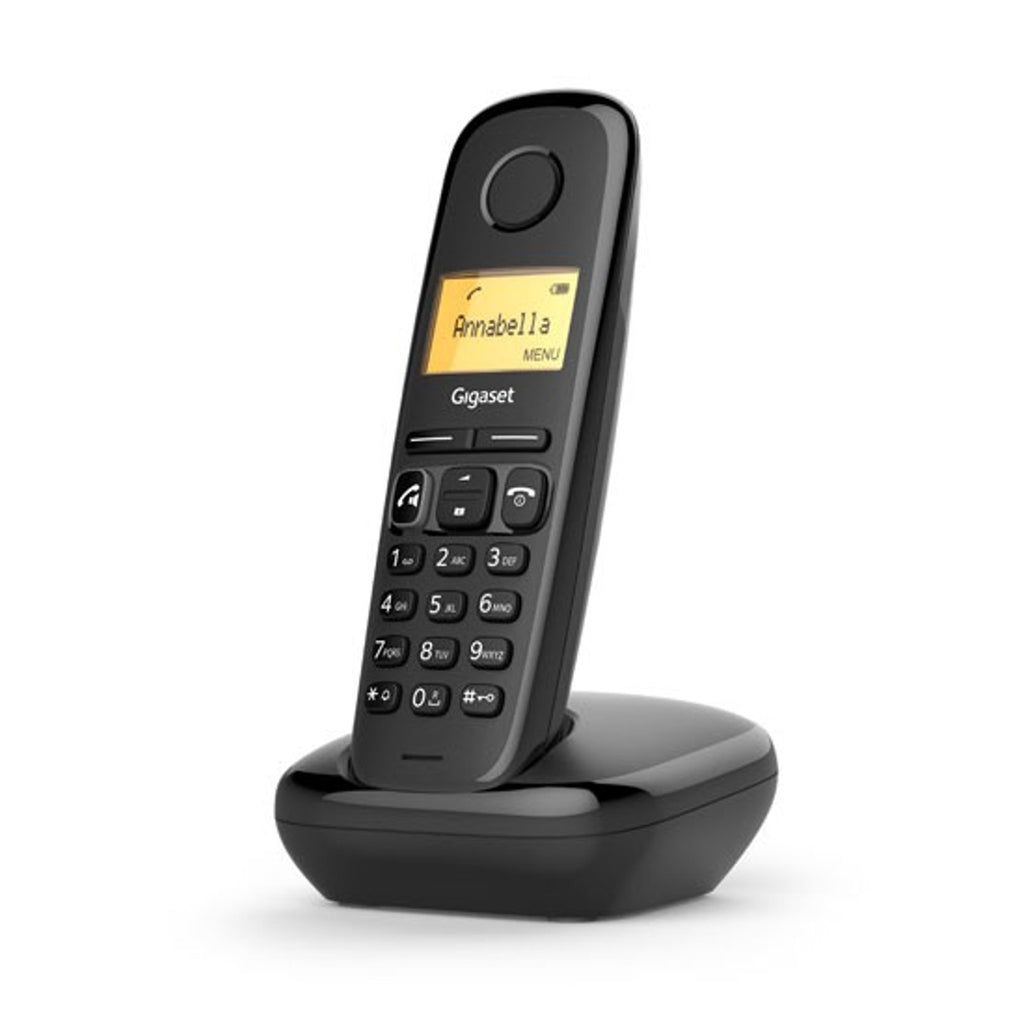 Telefono Fijo Inalambrico Gigaset A270 Negro 80 Numeros Agenda - 10 Tonos