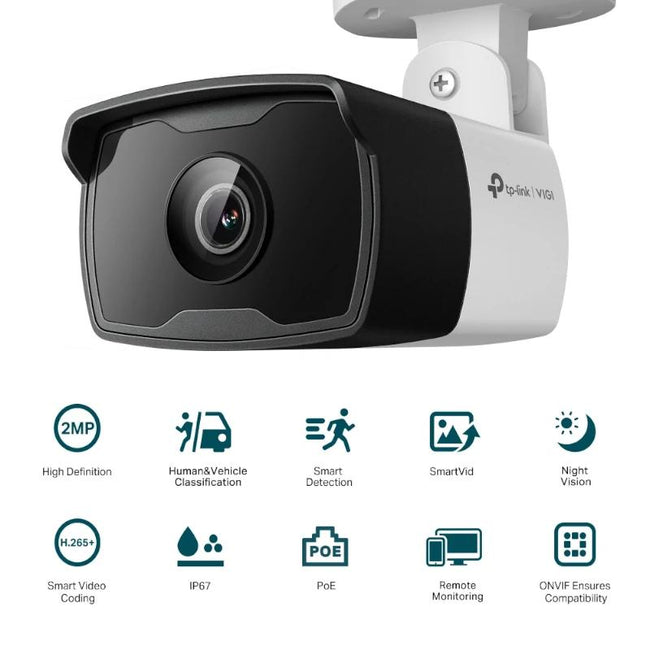 VIGI Cámara IP Bullet C320I 2MP Plástico IR 2.8mm Main Image