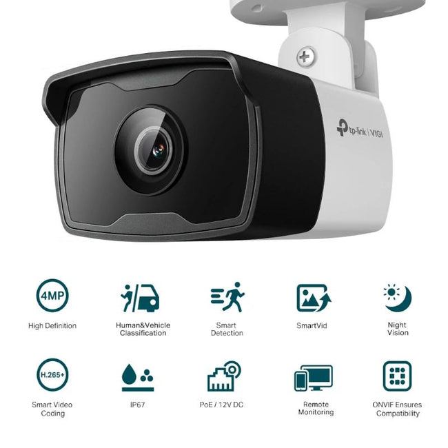 VIGI Cámara IP Bullet C340I 4MP Plástico IR 2.8mm Main Image