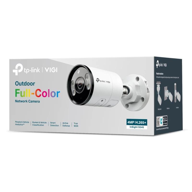 VIGI S345(2.8mm) Cámara NW Bullet 4MP Out Full-Col