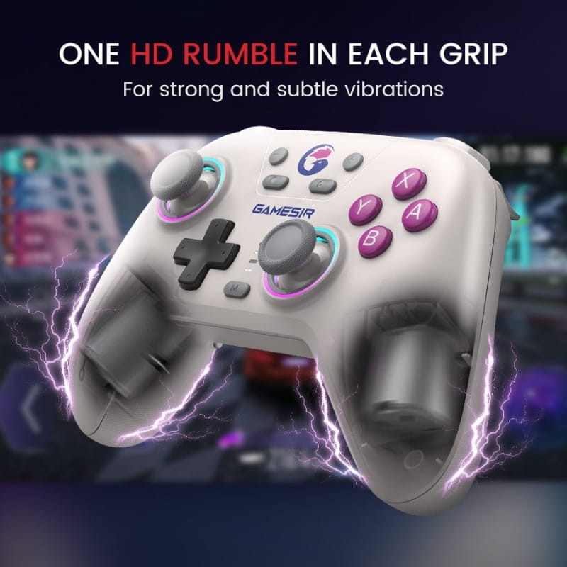 Mando GameSir T4n Nova Azul Neón - Gamepad para Nintendo Switch/PC/Smartphone/Tablet/iOS/Android TV Box