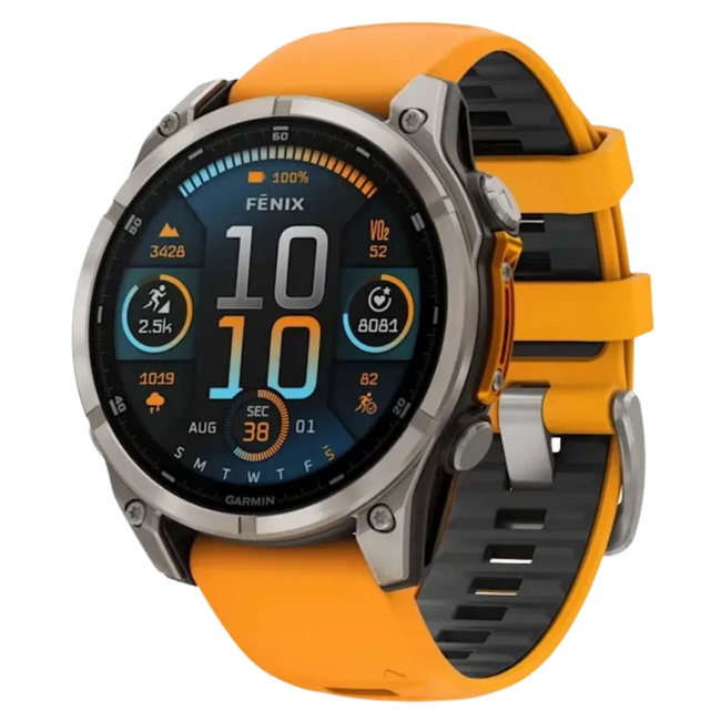 Garmin Fenix 8 AMOLED 47mm Naranja Hover Image