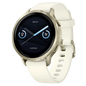 Garmin Venu 4 41 mm Dorado con Correa de silicona blanca Pantalla AMOLED 1,2 pulgadas - Reloj Inteligente - Desprecintado