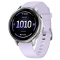 Garmin Venu 4 41 mm Plata con Correa Lila