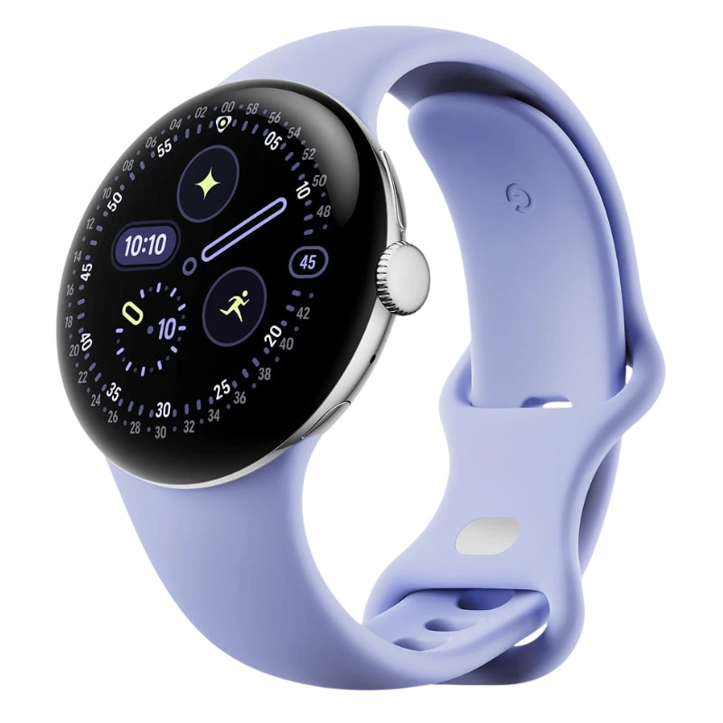 Google Pixel Watch 4 41mm WiFi Plata con Correa Lila - Reloj Inteligente