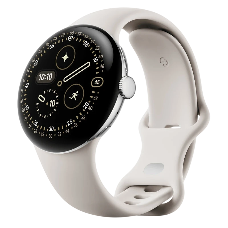 Google Pixel Watch 4 41mm WiFi Plata con Correa Porcelana - Reloj Inteligente