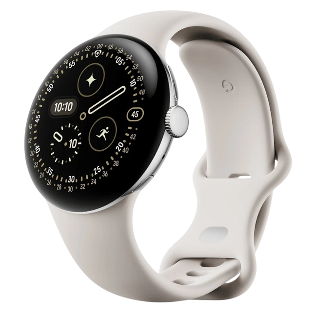 Google Pixel Watch 4 41mm WiFi Plata con Correa Porcelana - Reloj Inteligente Hover Image