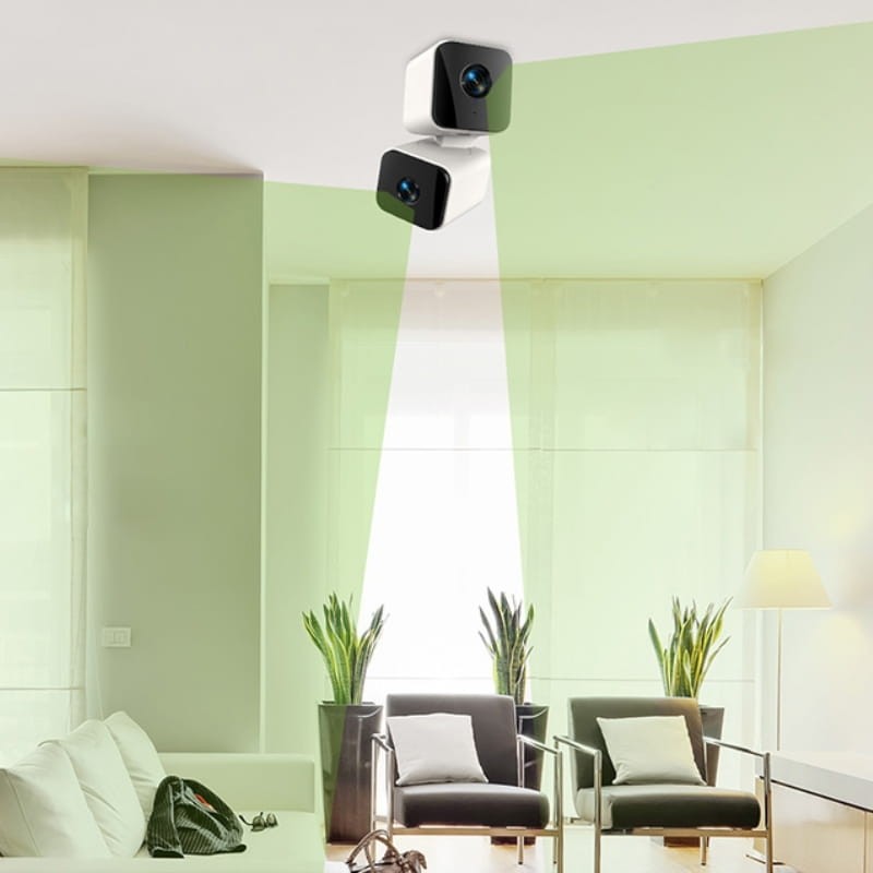 Cámara de Seguridad Gosund PC12 Lente Dual 4MP WiFi Blanco