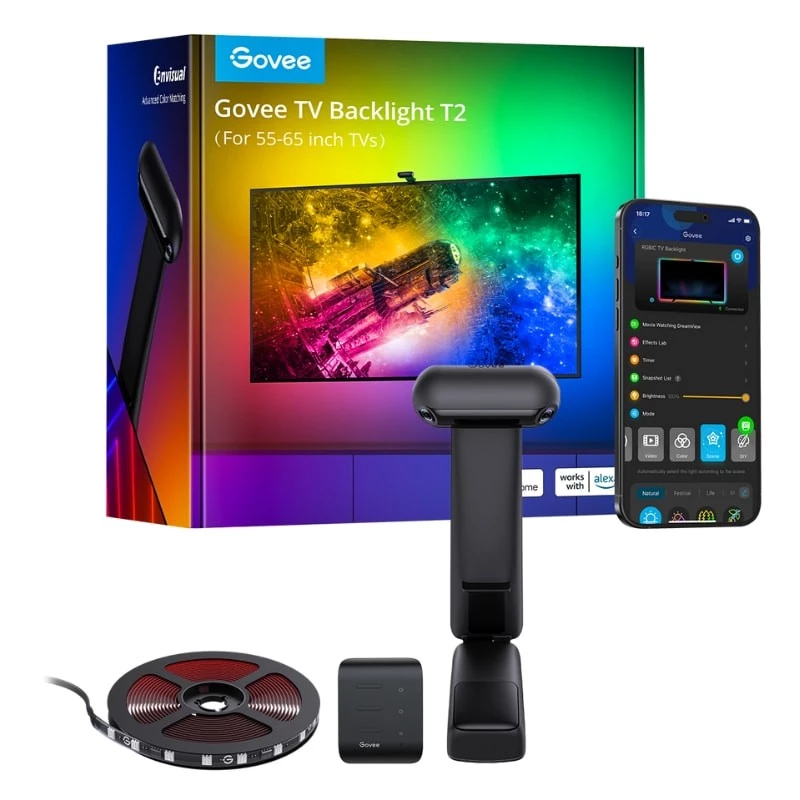 Govee H605C Envisual TV Backlight T2 compatible con Alexa y Google Tira LED