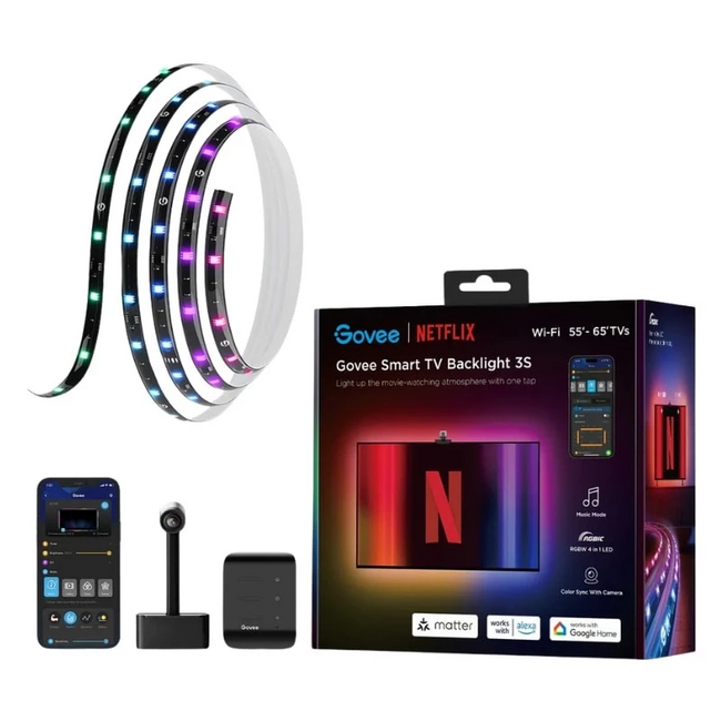 Govee H6098 Envisual TV Backlight Edición Netflix Hover Image