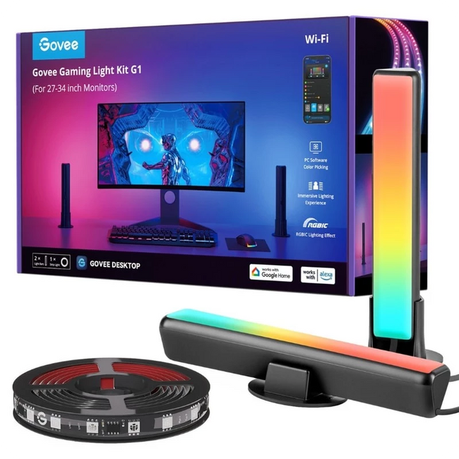 Govee H6608 PC Monitor Pro Kit - Tira LED + Barra de Luz LED Hover Image