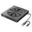 Grabadora de CD/DVD Externa 8 en 1 con USB-C/A/MicroSD
