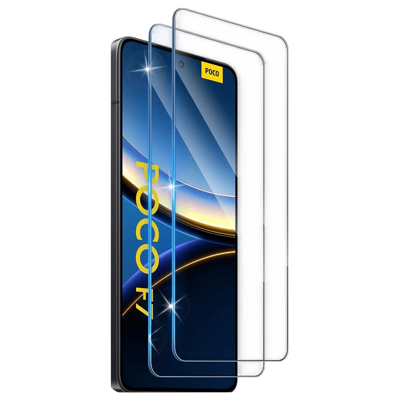 Pack x2 Protector de cristal templado Xiaomi Poco F7 Full Screen 3D