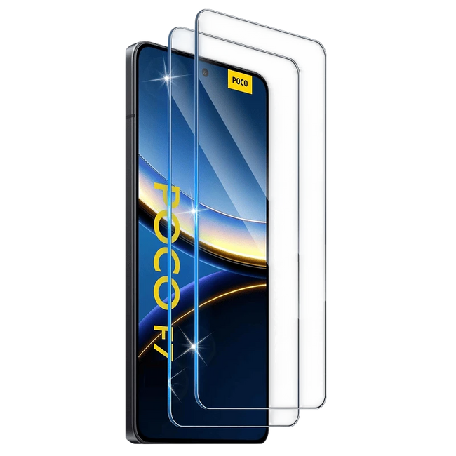 Pack x2 Protector de cristal templado Xiaomi Poco F7 Full Screen 3D Hover Image