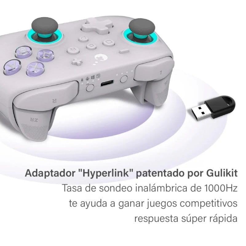 Mando Gulikit KK3 Max NS39 Negro - Gamepad Compatibles Nintendo Switch, Android, iOS, Windows
