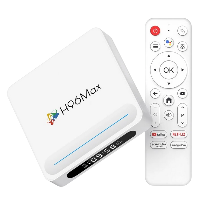 H96 Max H618 Plus 4GB/32GB 8K WiFi6 Android 14 - Android TV - Desprecintado Hover Image