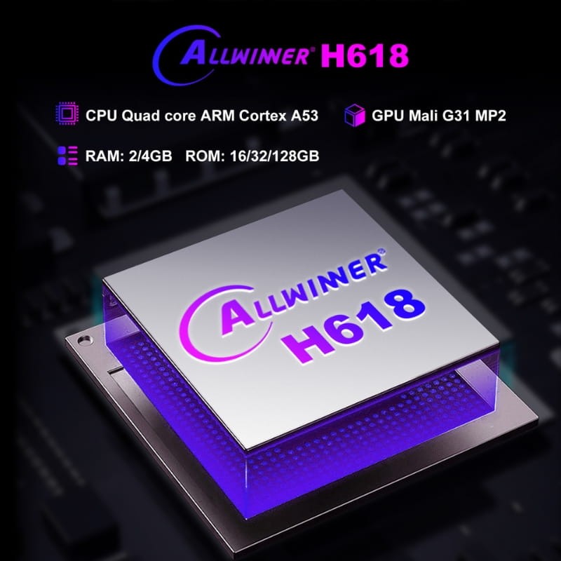 H96 Max H618 Plus 4GB/128GB 8K WiFi6 Android 14 - Android TV