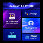 H96 Max H728 4GB/32GB Android 14
