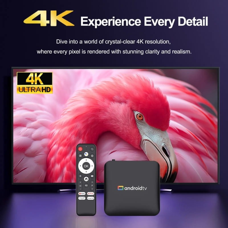H96 Max S905L3 2GB/16GB 4K WiFi Dual Band Android 14 - Android TV