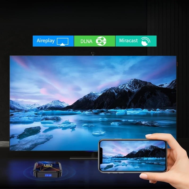 HK1 Rbox K8S RK3528 2GB/16GB Android 13 Negro - Android TV