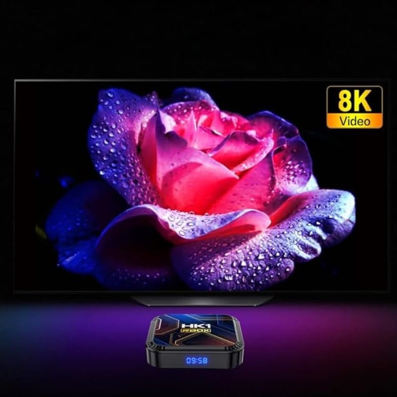 HK1 Rbox K8S RK3528 4GB/64GB Android 13 Negro - Android TV