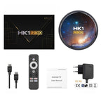 HK1 Rbox W2T S905W2 4GB/32GB Android 11 Negro - Android TV