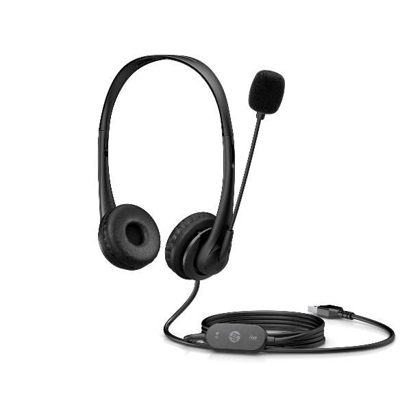 Auriculares Hp Wired Usb - A Stereo Headset Euro