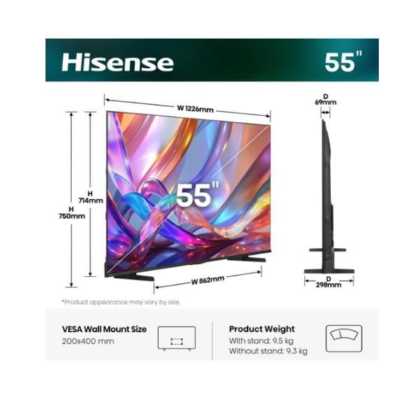 Hisense 55E79S Smart TV QLED 55" 4K Ultra HD