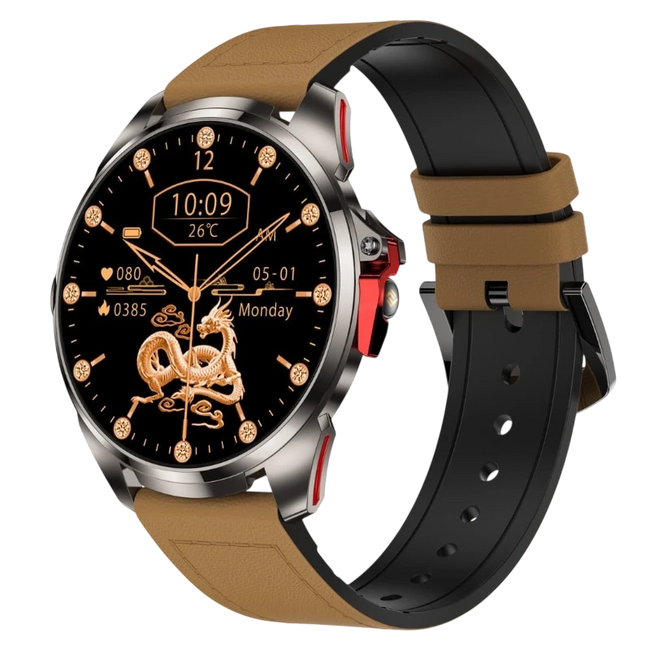 HX-No.1 Marrón - Reloj Inteligente Hover Image