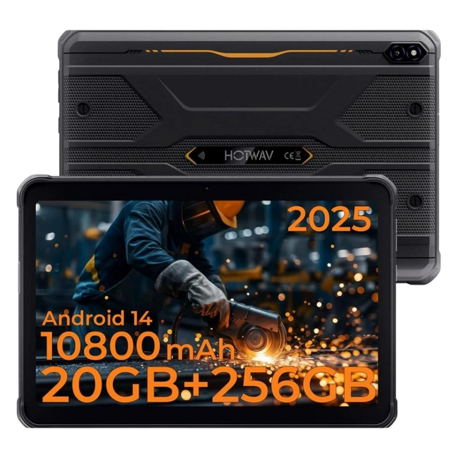 Hotwav R10 Pro 10,1 8GB/256GB WiFi + 4G Naranja Rugged Hover Image