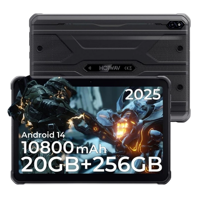 Hotwav R10 Pro 10,1 8GB/256GB WiFi + 4G Negro Rugged Hover Image