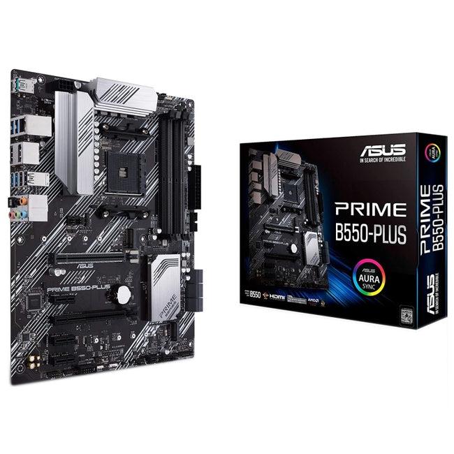ASUS Placa Base PRIME B550-PLUS ATX AM4 Hover Image