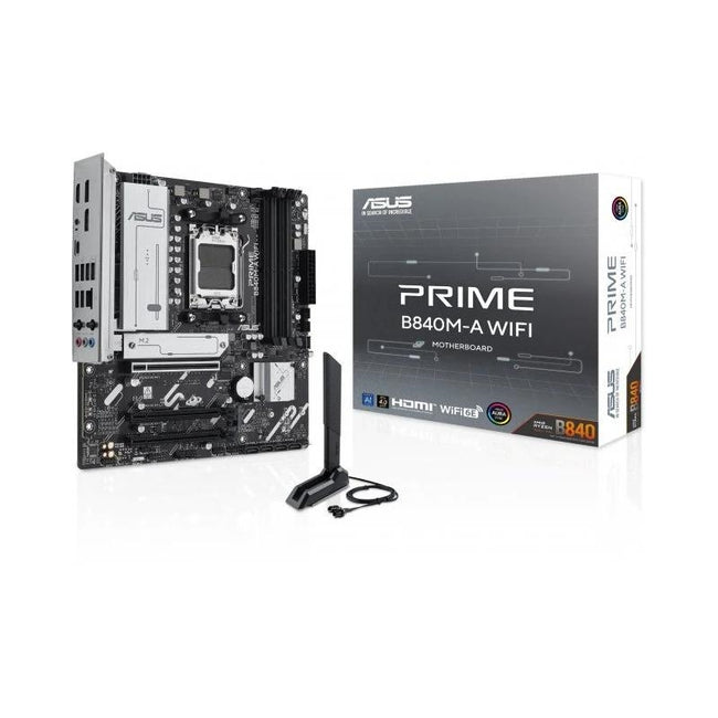 ASUS PLACA BASE PRIME B840M-A WIFI mATX AM5 Hover Image