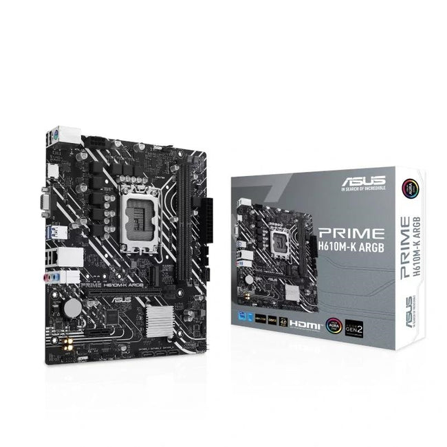 ASUS Placa Base PRIME H610M-K DDR5 ARGB mATX 1700 Hover Image