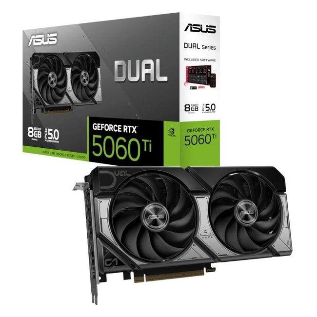 ASUS VGA NVIDIA DUAL RTX 5060 TI O8G DDR7 Hover Image