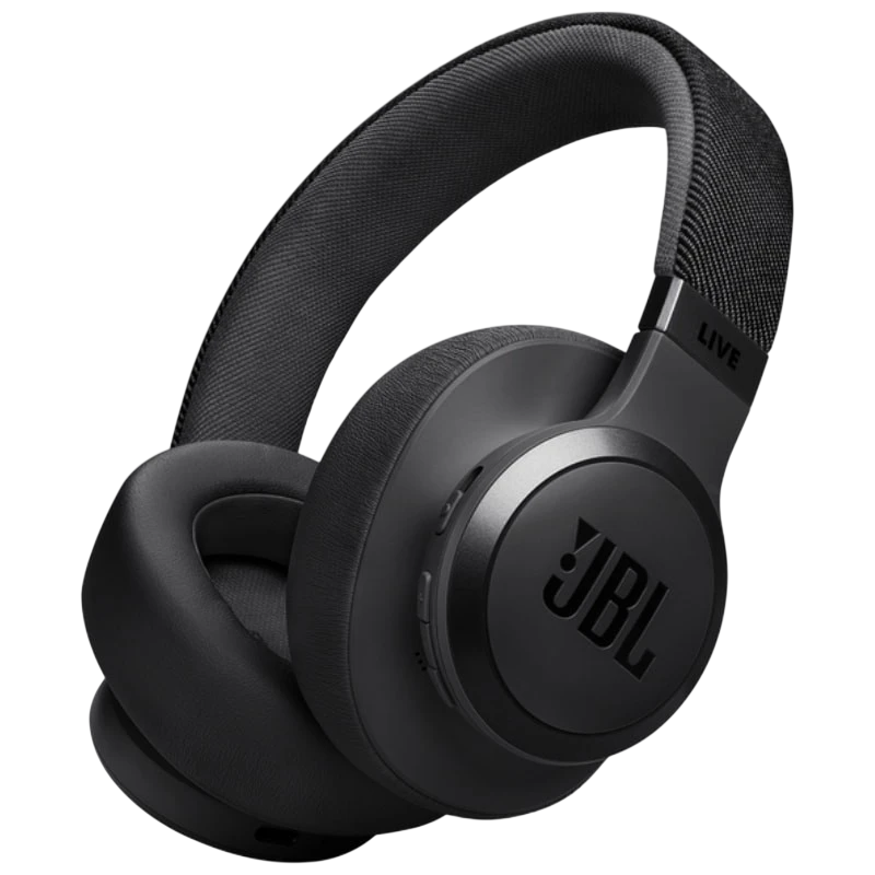 JBL Live 770NC Negro Diadema ANC Bluetooth 5.3 65h Multipunto Auriculares inalámbricos