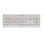 Teclado Cherry Kc 1000 Silencioso Usb Ultra Slim Blanco