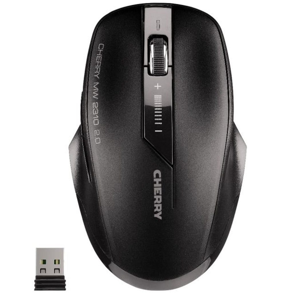 Mouse Raton Cherry Inalambrico Mw 2310 Usb 5 Botones Negro