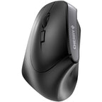 Mouse Raton Cherry Inalambrico Mw 4500 Para Zurdos 6 Botones Optico 1200dpi Negro