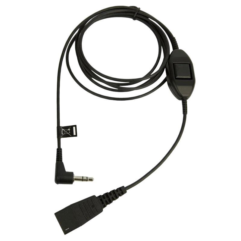 Cable Jabra 8735-019 QD/3,5mm Negro