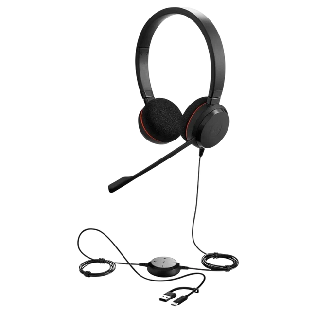 Jabra Evolve 20 MS Stereo (USB-C/A) Hover Image