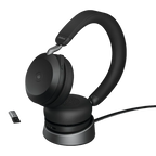 Jabra Evolve2 75 UC ANC Negro con Micrófono y Soporte de Carga
