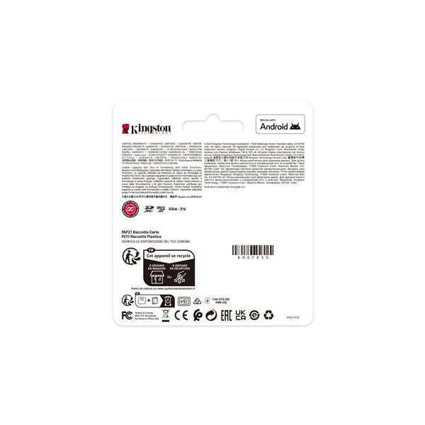 Tarjeta de Memoria KINGSTON SDCS3/256GB - 256GB  Clase 10