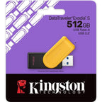 Pendrive KINGSTON DataTraveler Exodia S - 512GB  USB 3.2  Amarillo