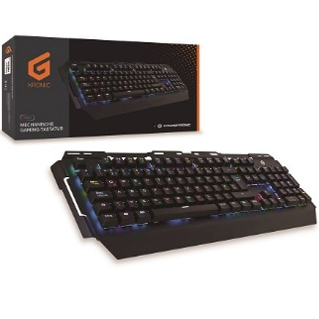 Teclado Gaming Conceptronic Kronic01es Mecanico Rgb Usb 8 Teclas Programables Hover Image