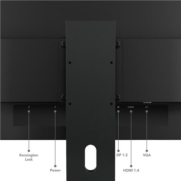 Monitor 24" Dp Hdmi Vga Lenovo E24-40 Fhd 100hz Regulable En Altura Pivotante Con Altavoces