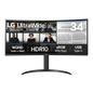 LG 34WR55QK-B 34 Pulgadas WQHD VA Curvo 100 Hz